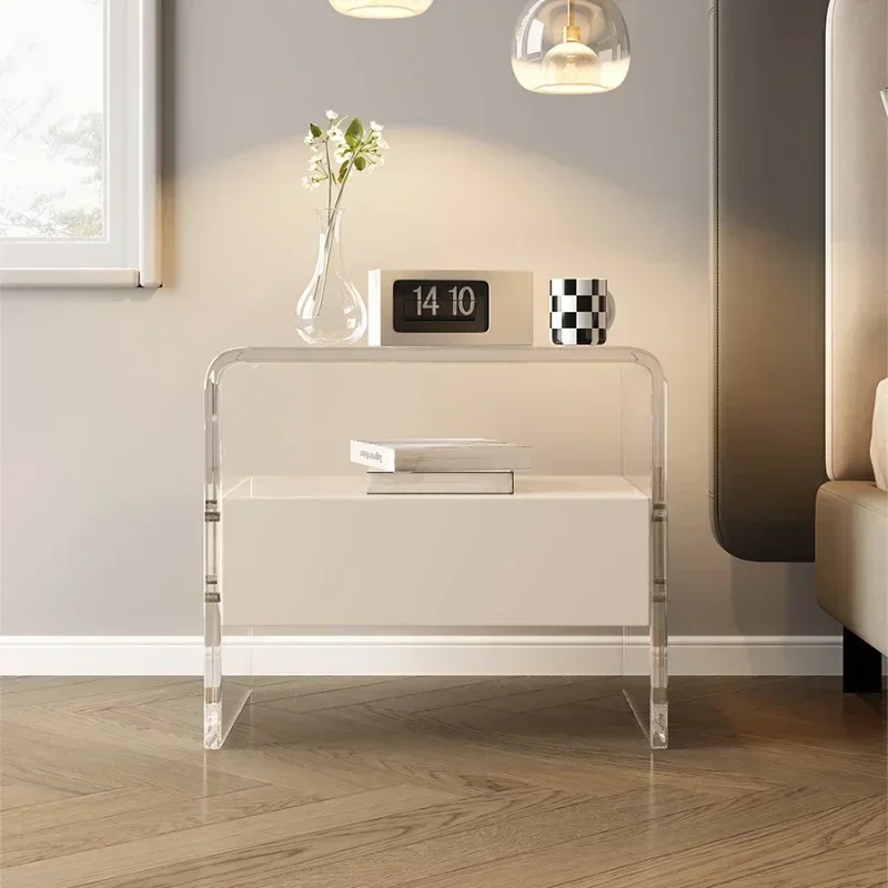 Century Modern Simple Luxury Bedside Tables Bedroom Minimalist Suspension Designer Home Furniture