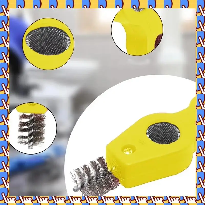 

A79I очиститель медной трубы, аккумуляторная щетка, двойная Fordrill, очистка сантехники, металлическая трубка, аккумуляторная щетка, аксессуары A