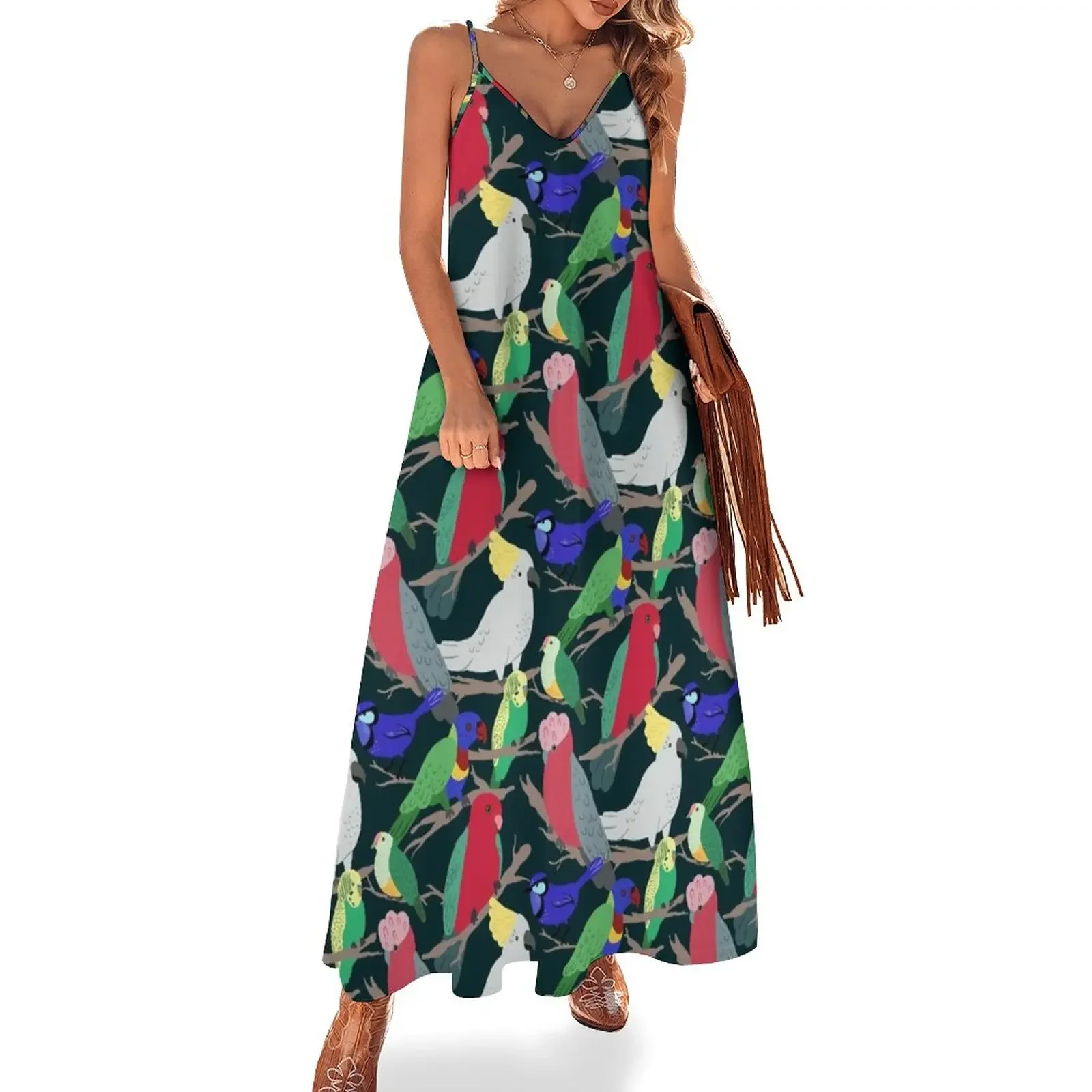 

Aussie Birbs Sleeveless Dress Woman's evening dress summer dresses ladies 2024