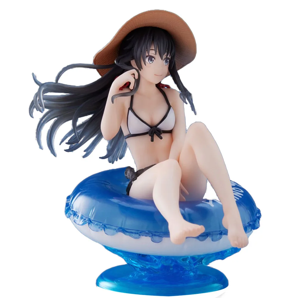 10 см Yukinoshita Yukin фигурка Yahari Ore No Seishun Love Comedy Wa Machigatteiru аниме купальник модель плавание игрушка подарки ПВХ