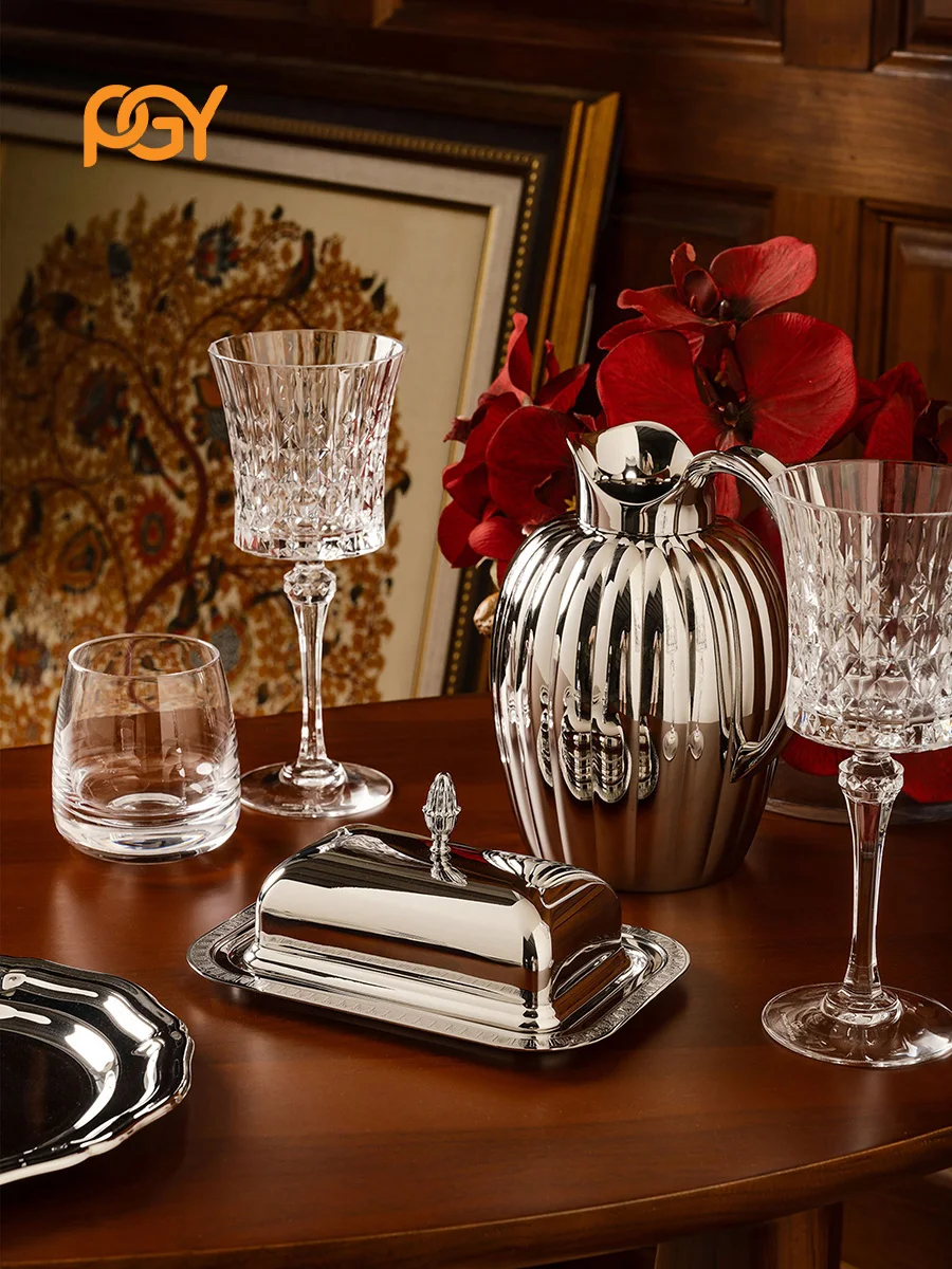 

Stainless Steel Butter Dish with Lid, Luxury Butter Tray for Countertop, High-Quality Butter Container for Home Decor, Kitchen