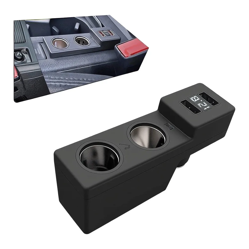 USB Power Adapter Compatible with For Golf 7 and For Golf 7.5 with Visual Battery and Charging Voltage Tracking