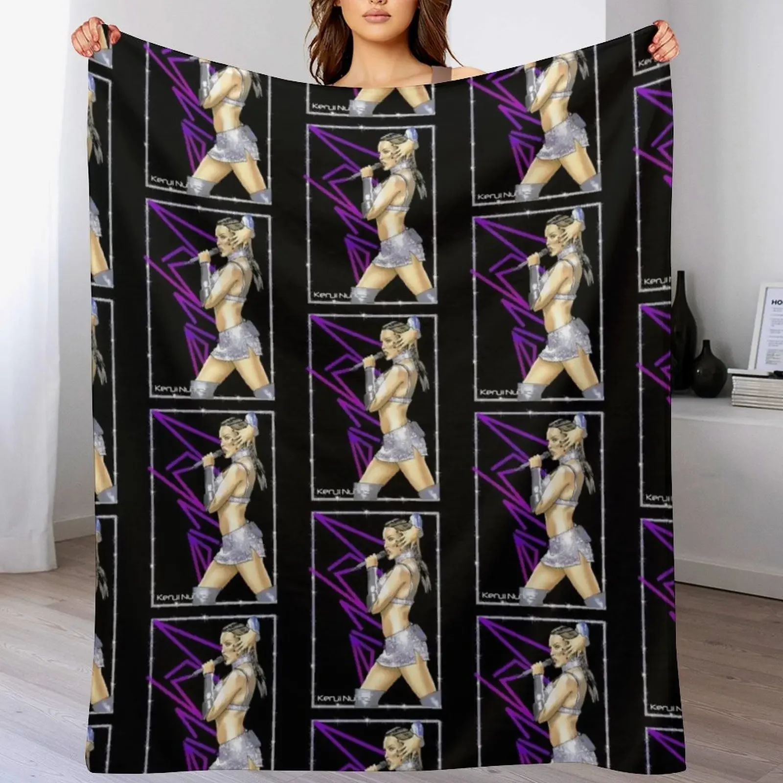 

Order Kylie Minogue Throw Blanket Soft Big Summer for babies Hair Blankets