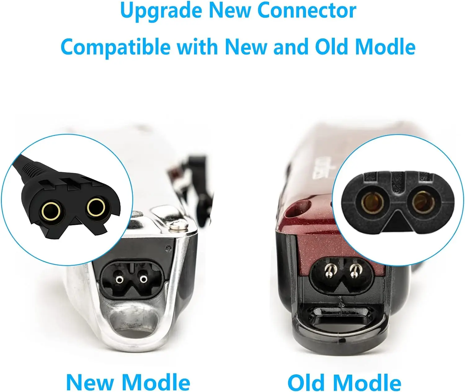 4V Clipper Charger Compatible with Wahl 8164/8591/8148/8504, 5-Star Magic Clip Cordless Trimmer, 1919 100 Year Hair Clipper