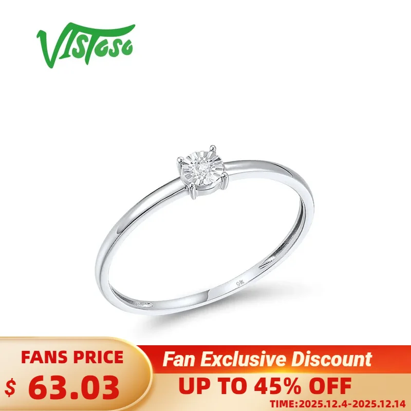 

Женское кольцо из белого золота 375 пробы с бриллиантами