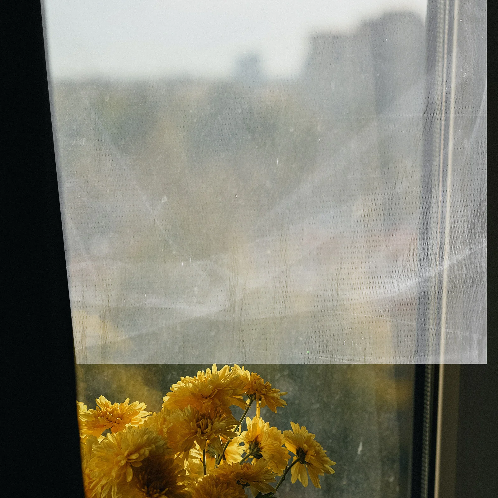 1 Roll Clear Pe Shrink Film For Home Window Insulation Plastic Film Winter Weatherproofing Kit Positioning Tape Thermal Covering