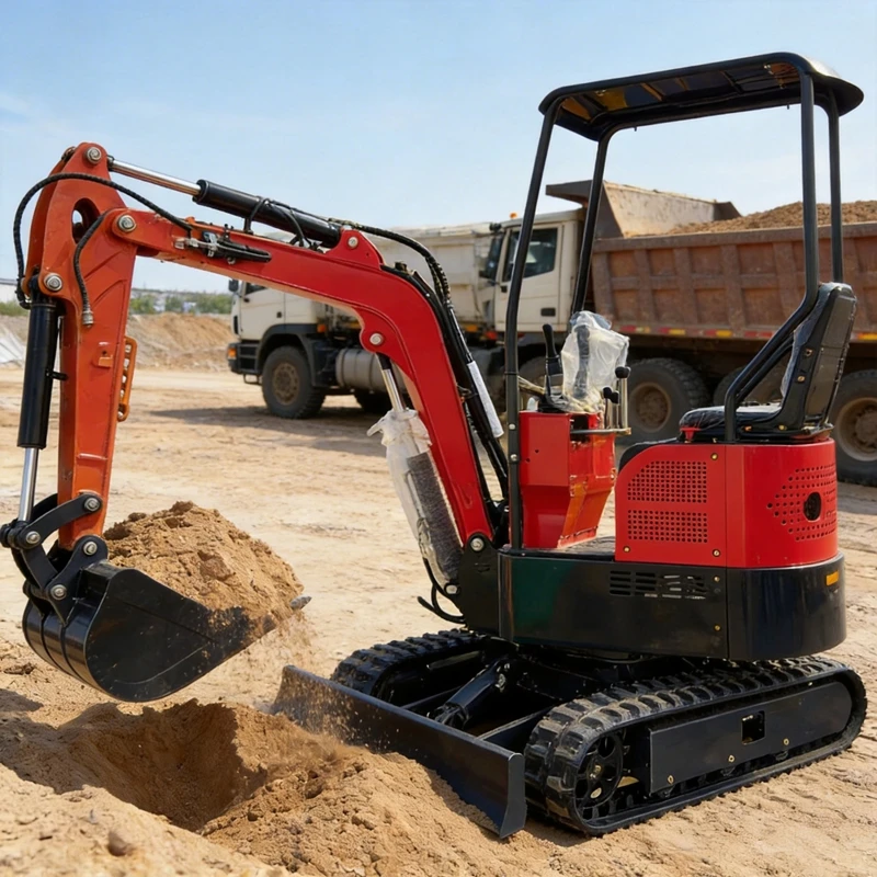 

Мини-экскаватор 0,8 тонны с двигателем YANMAR, стандарт EPA/Euro 5, дизельный мини-экскаватор для строительства и сельского хозяйства, Европа.