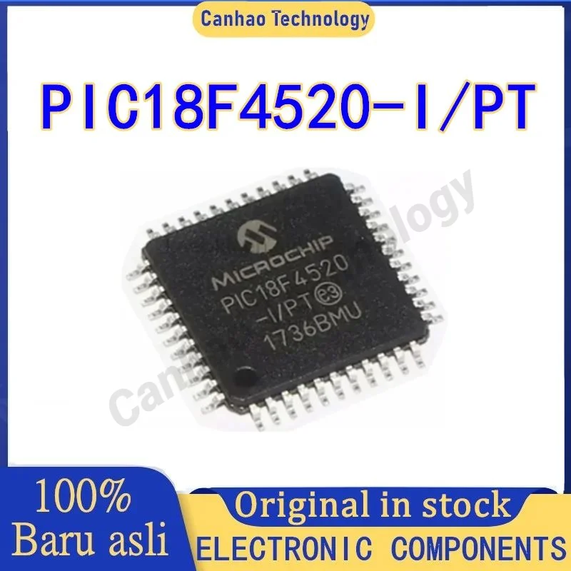 5PCS PIC18F4520-I/PT PIC18F4520-I PIC18F4520 PIC18F PIC18 PIC IC MCU Chip TQFP-44 in Stock 100% New Originl