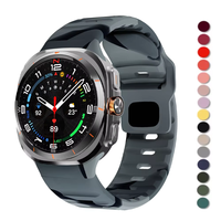 For Samsung Galaxy Watch Ultra Strap 47mm Accessories wristband Sport Silicone correa Bracelet Galaxy Watch 7 ultra band 47 mm