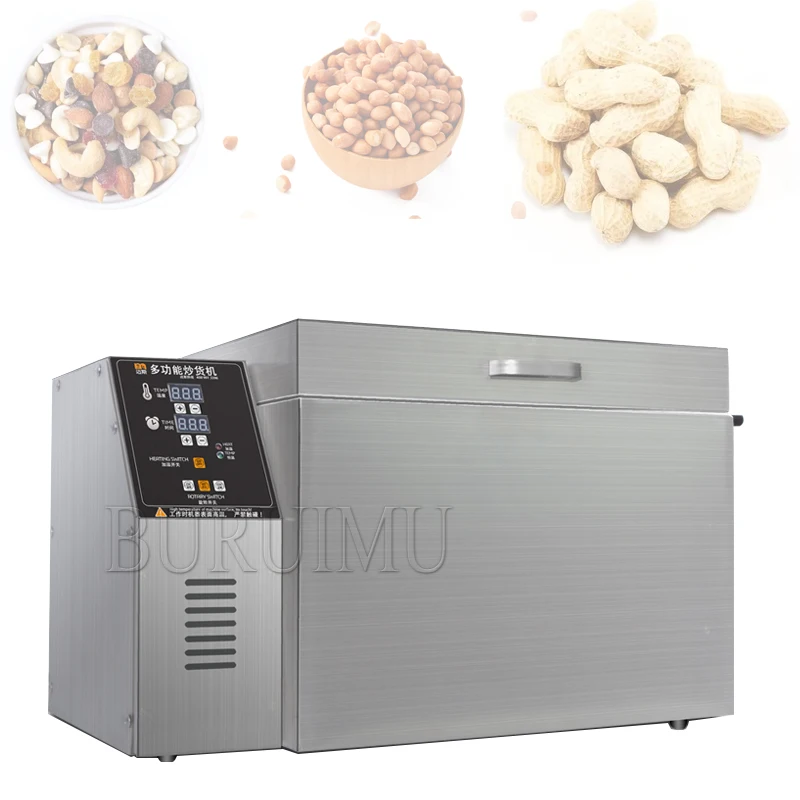 Electric Grains Roaster Machine Soybean Baking Machine Coffee Bean Baker Machine Nuts Roasting Machine Peanut Roaster Machine