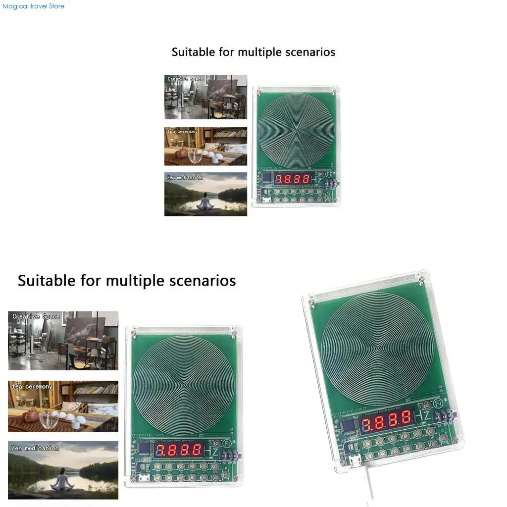 N2UB Antiinterference Frequency Adjustable Schumann Waves Generator 7.83Hz with High Accuracy Chip and Crystal Oscillator