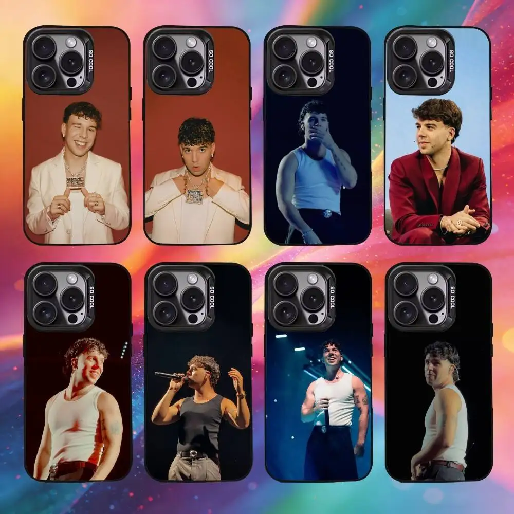 

Q-Quevedo Singer Phone Case For iPhone17, 16,15,14,13,12 Pro Max Black Candy Matte Shockproof Cover