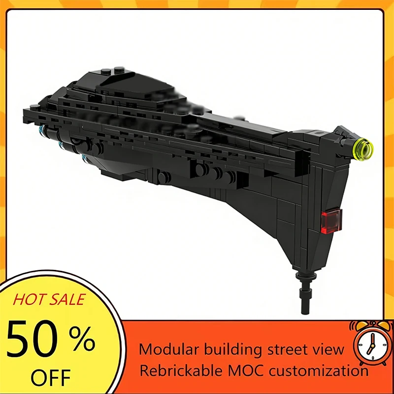 

Набор из 155 деталей: Популярная модель космического корабля из фильма «Звездные войны», конструктор MOC, модульные технологичные блоки, подарок на праздник, игрушка для сборки, детский набор