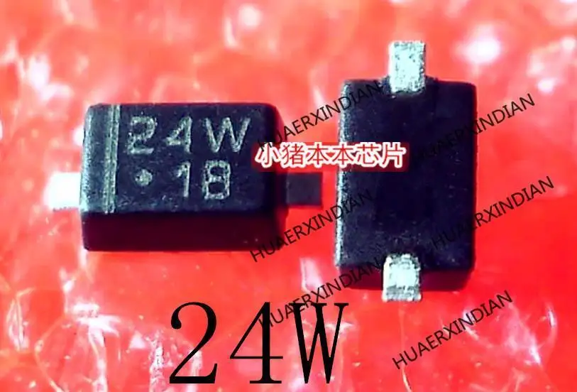 새로운 원본 PJSD24W PJSD24W-R1 인쇄 24W 24M SOD-323 재고 있음