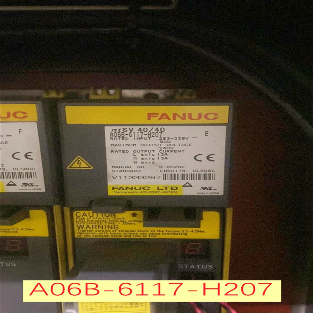 A06B-6117-H207 Free shipping Fanuc driver used/new in-stock inventory A06B-6117-H207