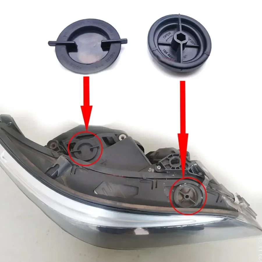 For BMW 5 Series E60 520 523 525 530 Headlight Bulb Dust Cover Waterproof Dustproof Headlamp Rear Shell Seal Round Cap - view 6