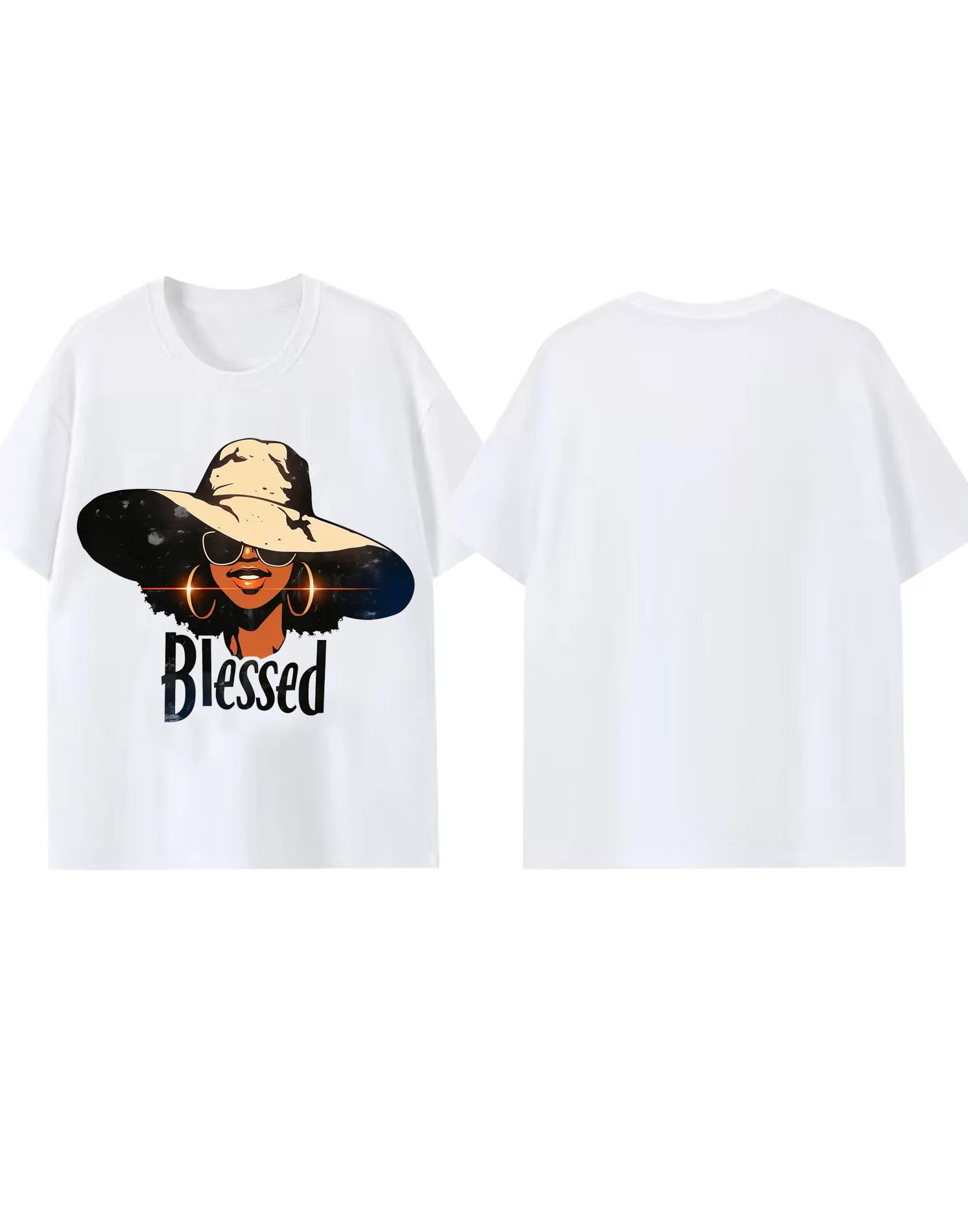 

Летняя мода 2025 года, футболка из 100% хлопка с благословением, мужская и женская модная повседневная уличная одежда, модная футболка с принтом