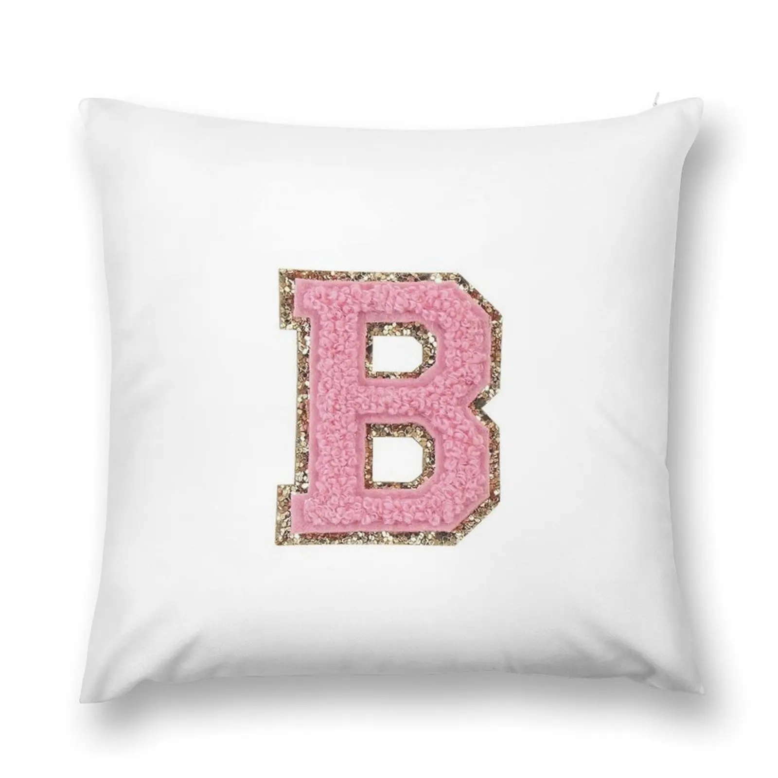 

Preppy pink varsity letter Throw Pillow anime girl Christmas Pillow pillows decor home pillow