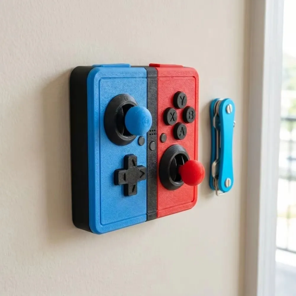 Joystick Decoration Arcade Switch Cover Dummy Buttons Self Adhesive 86 Type Retro Arcade Joystick Wall Switch 3D Printed