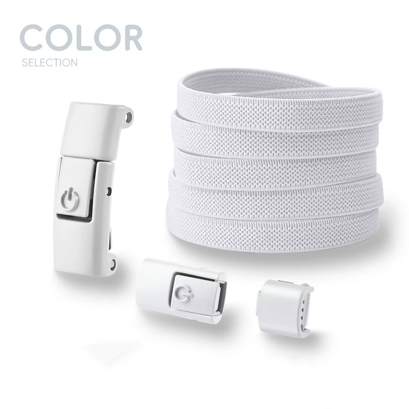 

Новые эластичные шнурки без завязок для кроссовок и теннисных туфель, аксессуары для обуви, 1 пара/2 пары