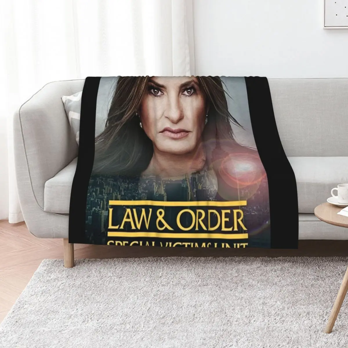 Law & Order SVU Throw Blanket Decorative Soft Throw Blanket for Couch Sofa