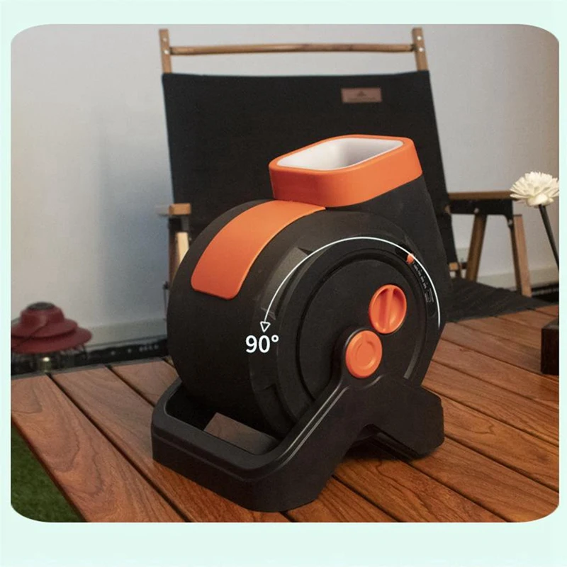 5200Mah Portable Bladeless Fan Outdoor Camping Fan Light USB Rechargeable Desktop Fan Brushless Small Fan