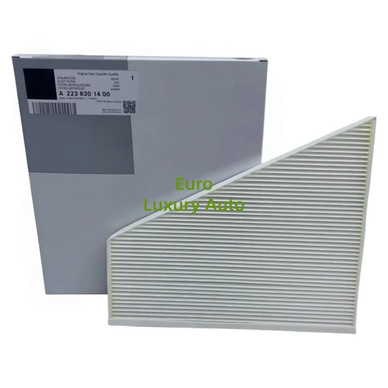 Original Cabin Air Filter A2238301400 for Mercedes‑Benz S‑Class V223 2.5 S 400 EQ Boost, Z223 3.0 S 480 Maybach EQ Boost 4‑matic