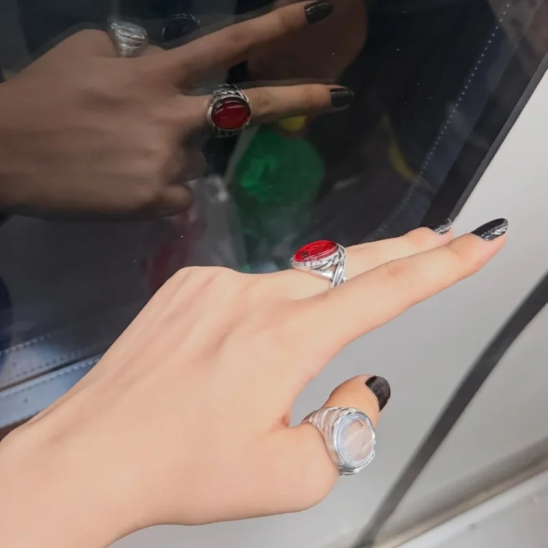 Original Boxfun Eva Dawn Of The Heart Series Rings Blind Box Ayanami Rei Anime Peripheral Ornaments Collect Toy Gifts view 5