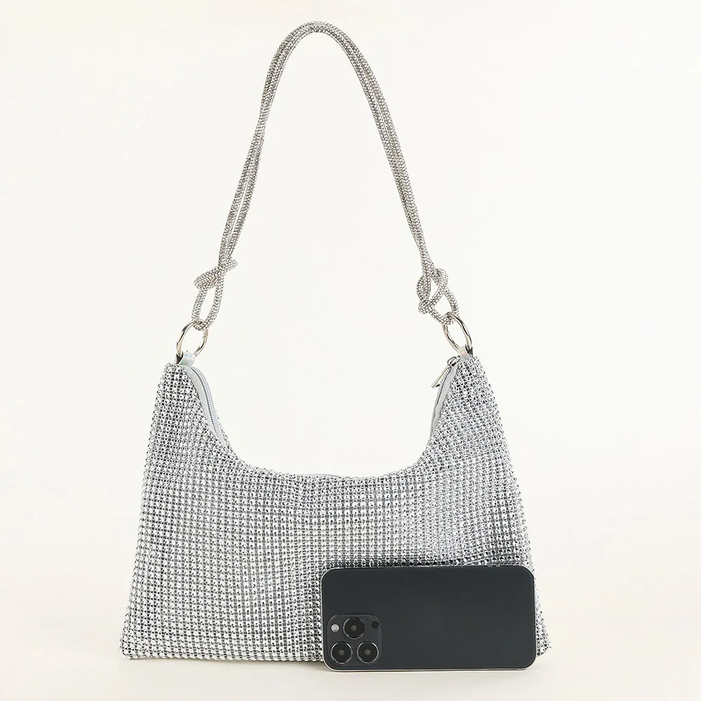 Women's Sparkly Rhinestone Handbag Waterproof High Capacity Clutchs Gift For Birthday
