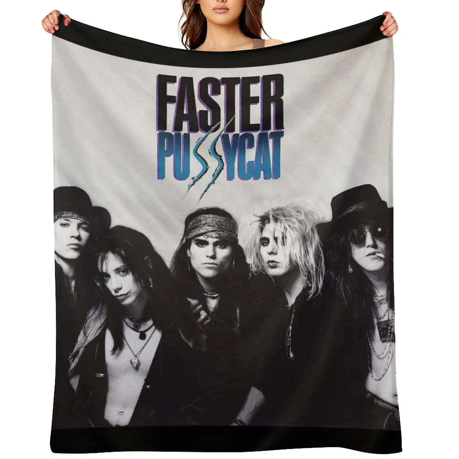 

Faster Pussycat 2 Throw Blanket Decorative Sofas Luxury Thicken sofa bed Beautifuls Blankets