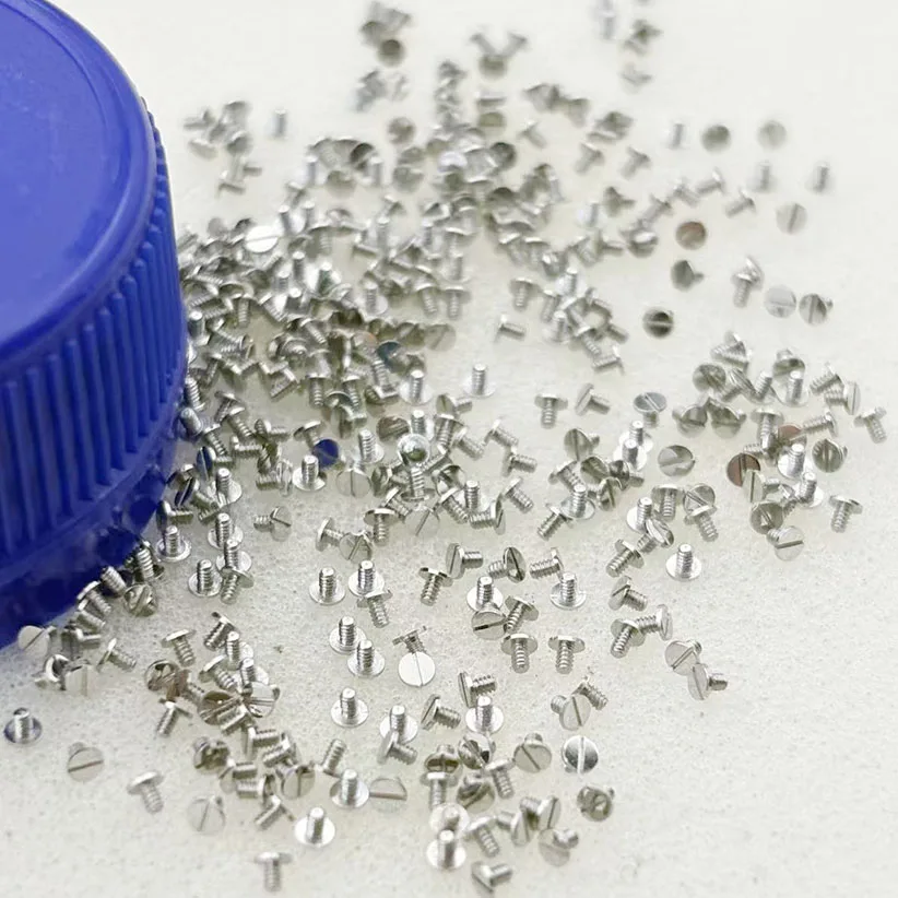 10/ 30/ 50/ 70/ 100pcs  Watch movement accessories 8200 8215movement upper clamp plate screw pendulum splint screw