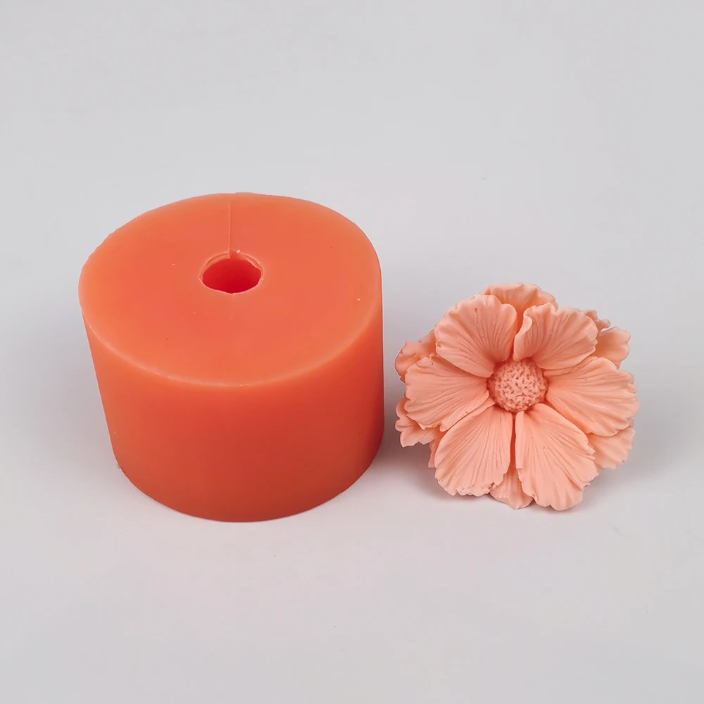 3D Flower Magritte Shape Silicone Mold Cake Chocolate Candle Soap Mould DIY Aromatherarpy Household Decoration Craft Tools