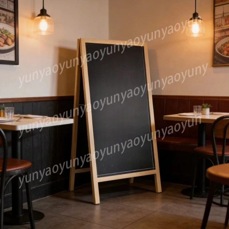 

Floor Standing Handwritten Black Panmunjom Restaurant Menu Advertising Display