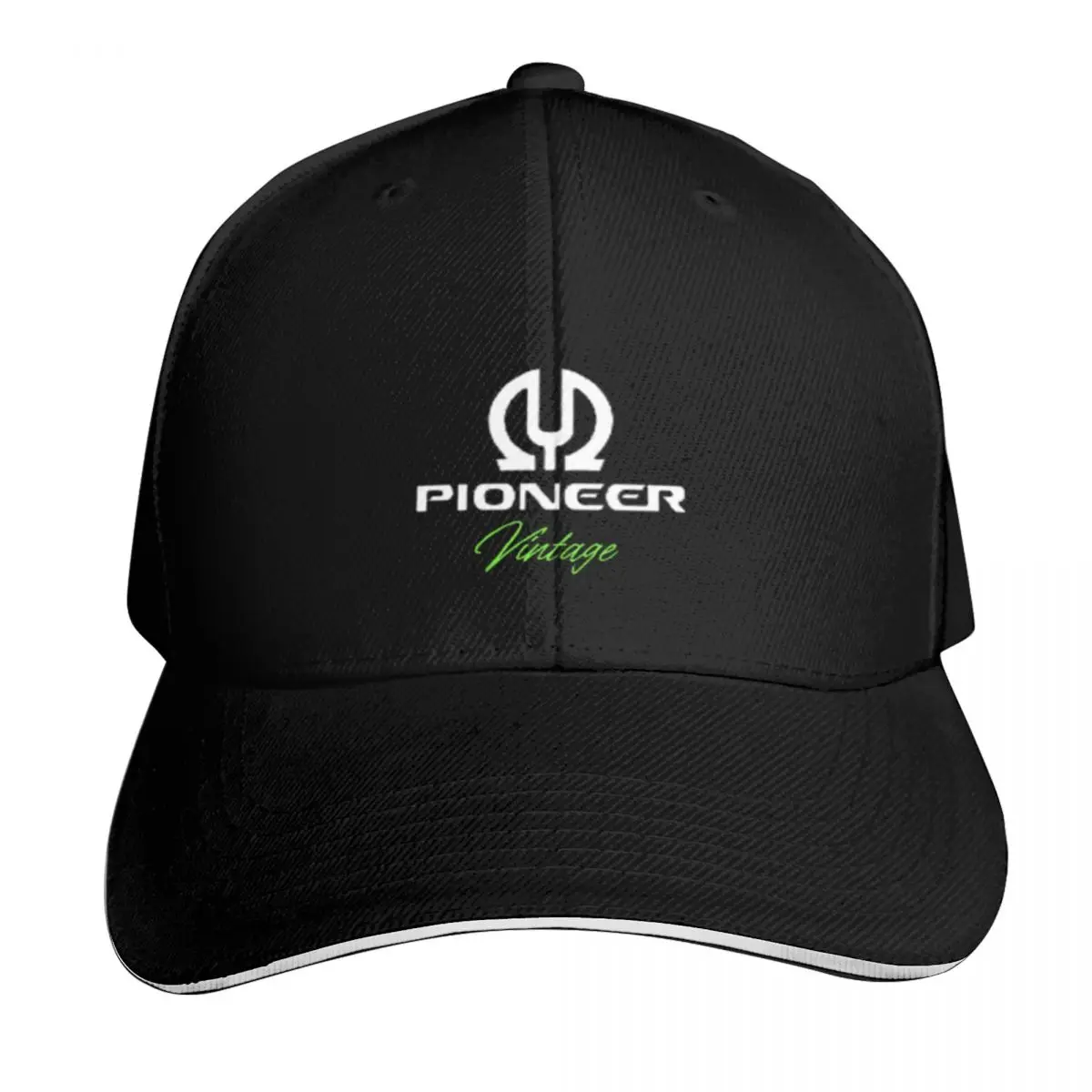 

Pioneer Vintage Baseball Cap Sunhat black Golf Hat Man Unique hats Women's Golf Clothing Men's