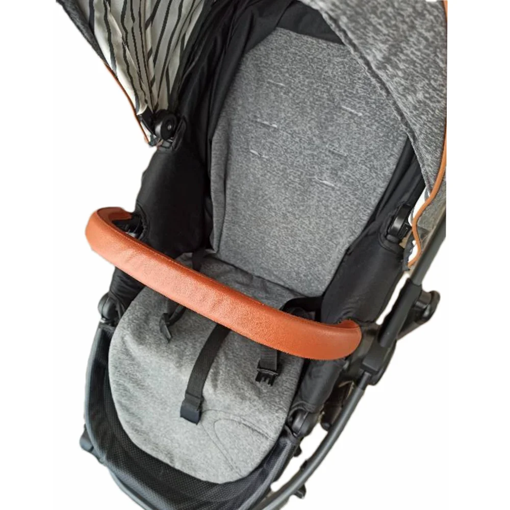 Stroller PU Leather Bar Covers For Graco Evo Avant Pushchair Pram Handle Sleeve Case Armrest Protective Cover Accessories