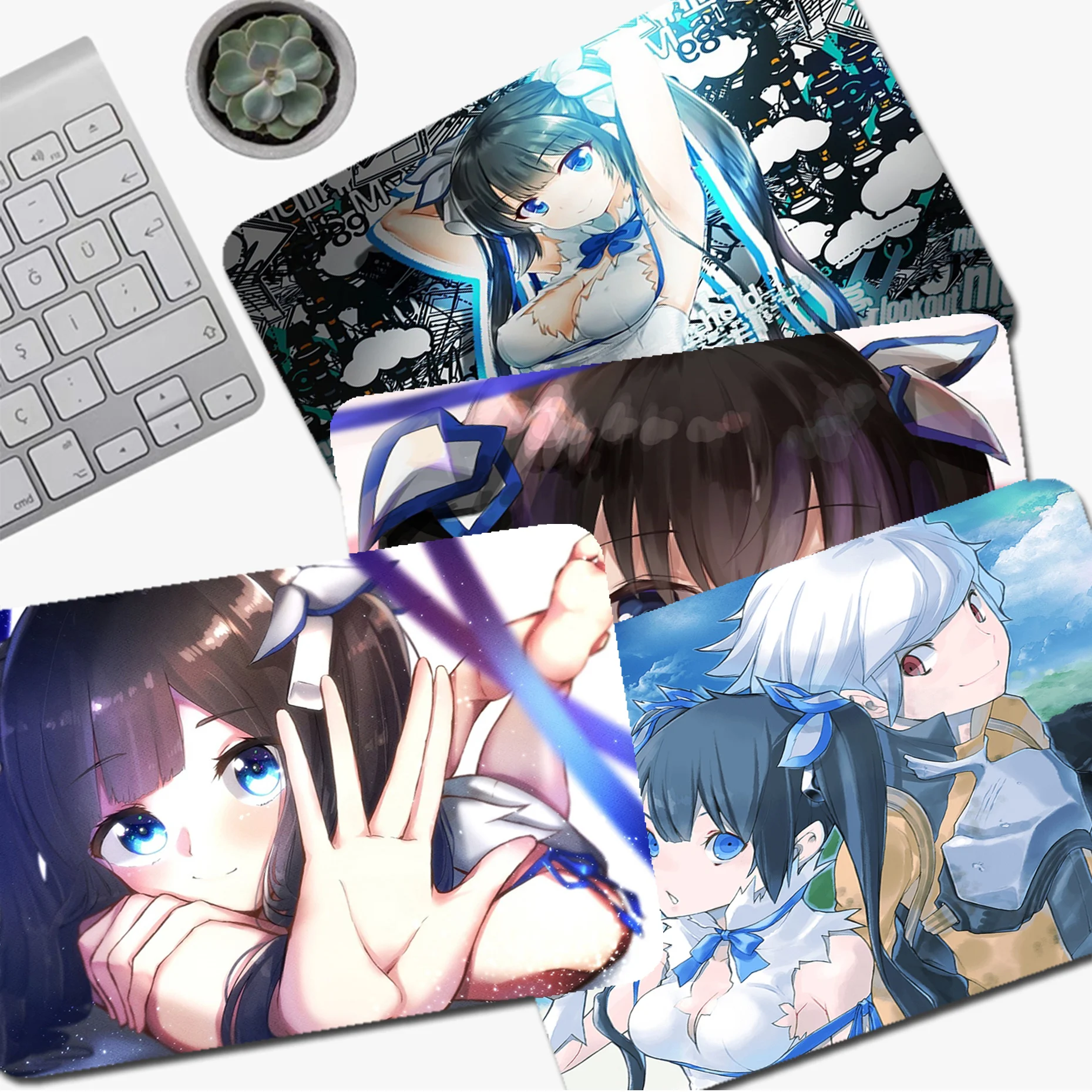 

Hestia Animation Office Computer Desk Mat Table Keyboard Big Mouse Pad Laptop Cushion Non-slip Desktop Mat