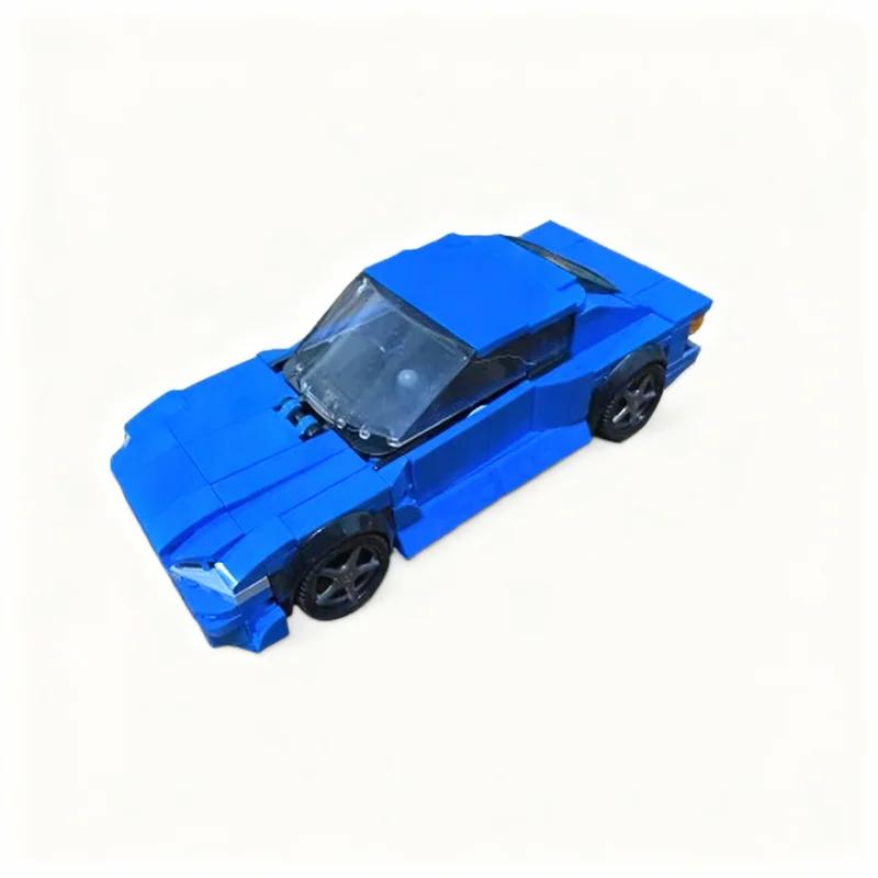 311pcs MOC City Champions Nissan Fast Furious Model Building Blocks Construction Toys Christmas Gifts Education DIY Idea Kids