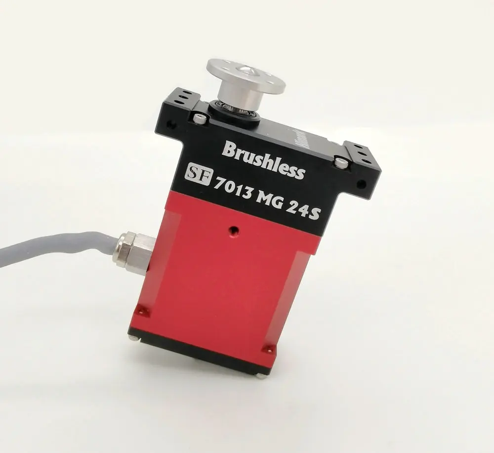 ​ ​ Himark SF07013MG 24V ±60 °   Servo de perfil bajo con retroalimentación de bus CAN sin escobillas de alto par IP67 resistente al agua de 70KG