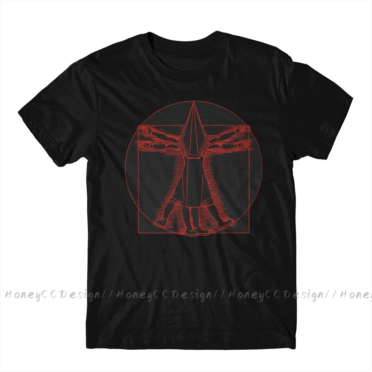 Shirt Men Clothing Silent Hill Toluca Lake T-Shirt Vitruvian Pyramid Head Fashion Unisex Short Sleeve TShirt Loose