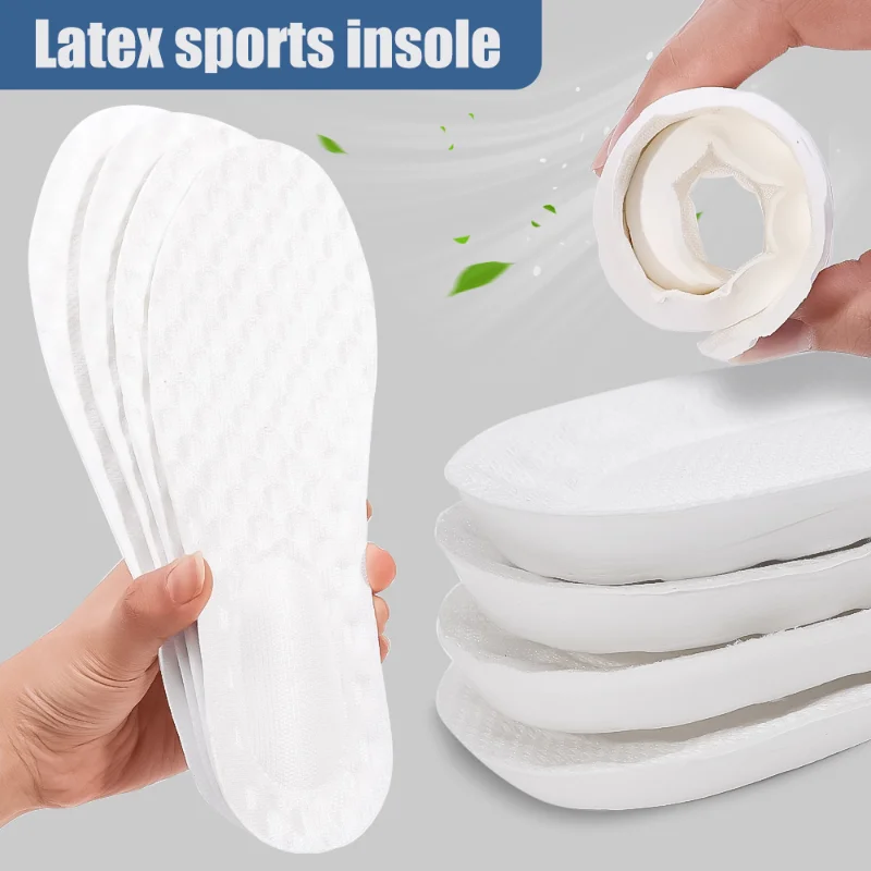 New Sports Insoles Wormwood Deodorant Breathable Insole Plantar Fasciitis Orthopedic Shoe Pads Men Women Cushioning Inserts Pad