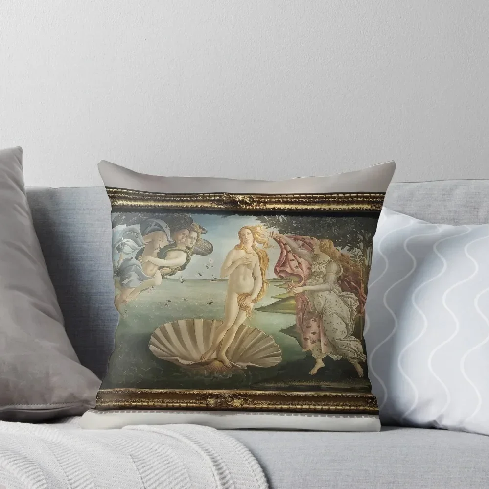 Botticelli - The Birth of Venus Throw Pillow sleeping pillows bed pillows pillow