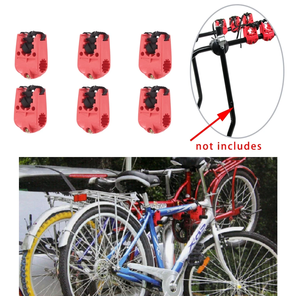 6 pz/set ganci per supporto per bicicletta per auto SUV supporto per bagagliaio per veicolo supporto per bicicletta supporto per supporto per