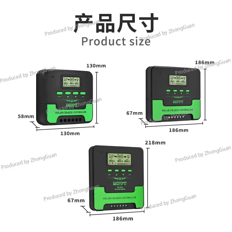 WIFI Remote MPPT Solar Controller 10A-60A12V-24V Home Energy Storage Control System