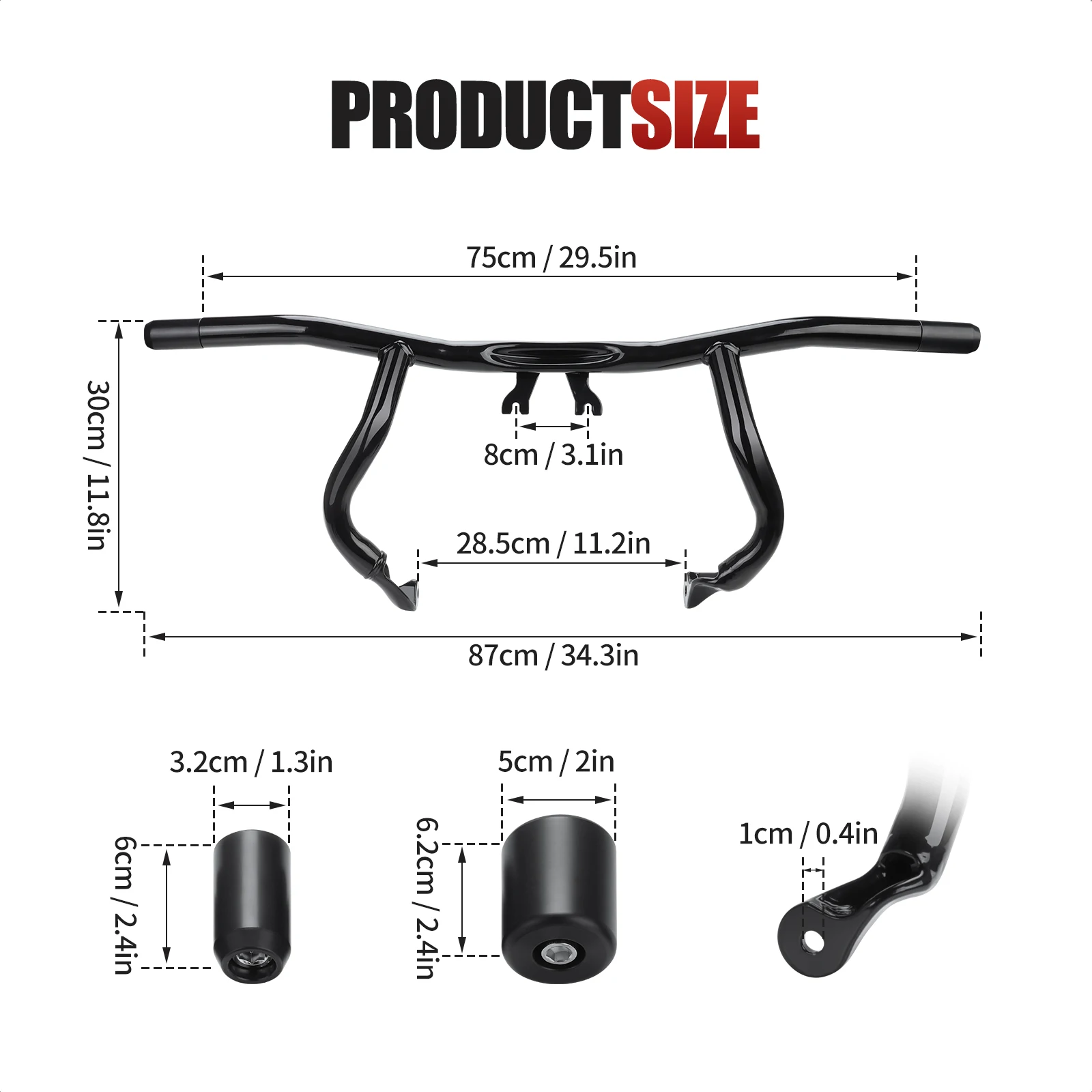 Przednia listwa ochronna silnika pasuje do harley davidson touring cvo road glide fltrxstse st fltrx, street glide flhx 2023-2024