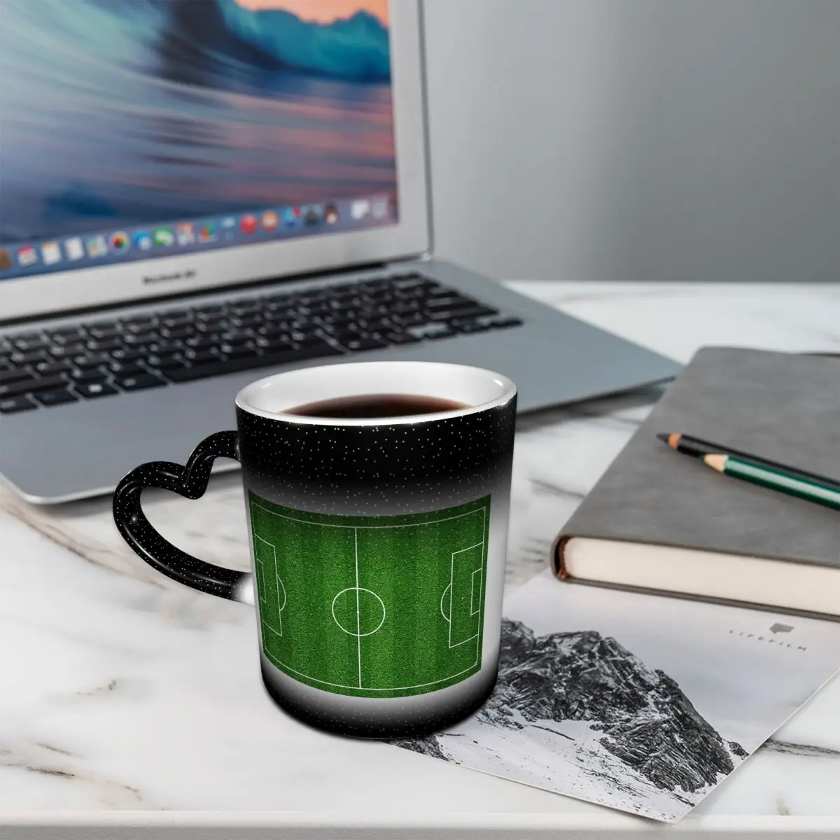 Football Field Mug Funny Ceramic Coffee Cups Tea Mugs Milk Cup Drinkware Gifts for Friends