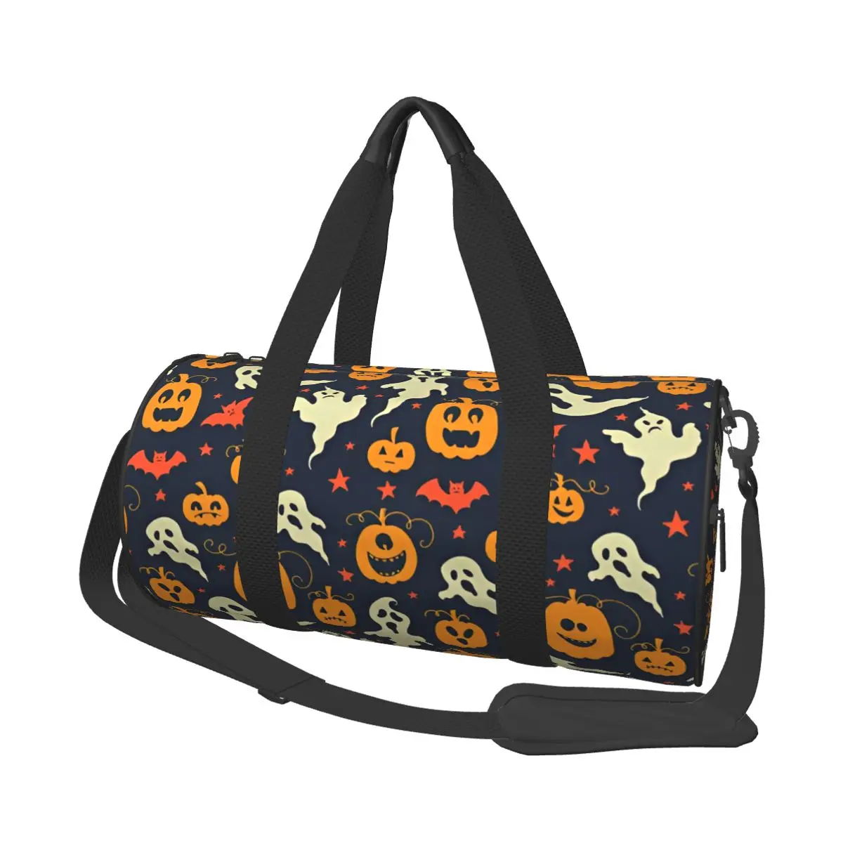 Halloween Ghosts And Bats-bayingimg Gym Bag Travel Sports Bags Couple Design Large Capacity Novelty Fitness Bag Weekend Handbags