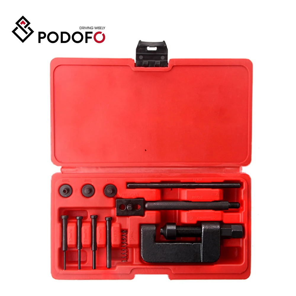 Podofo Motorcycle Bick Chain Breaker Link Splitter Riveting Tool Cutter Rivet Kit Cycling Accessories