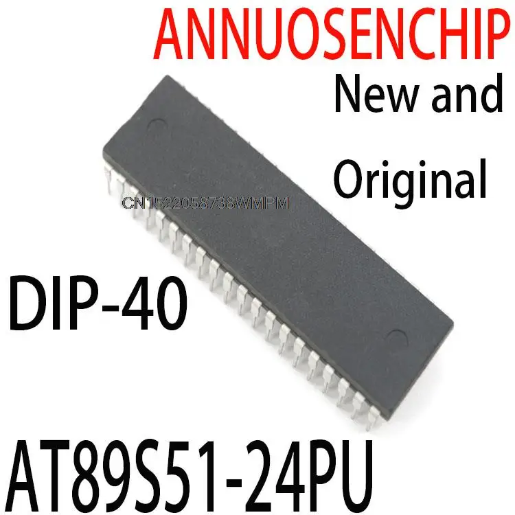 20PCS New and Original AT89S51 24PU  MCU DIP-40 Best quality AT89S51-24PU