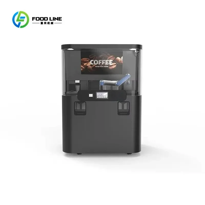 Customized Coffee Barista Robot Commercial Coffee Vending Machines Automatic Freshly Ground Coffee Maker
