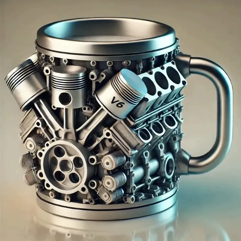 Einzigartige 3D-Tasse Handgefertigte Harz-Kaffeetasse Künstlerisches Relief-Design Trendiges Trinkgeschirr